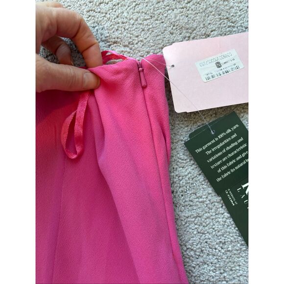 NWT Lauren Ralph Lauren silk midi skirt, Sz 4, $110 B5 - Picture 2 of 5